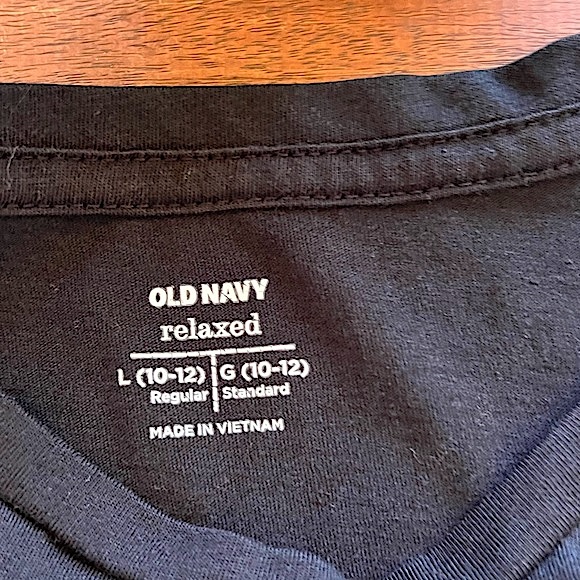 ✨EUC✨2 Old Navy Girls Black Tops - Size L (10 - 12) - Picture 4 of 5